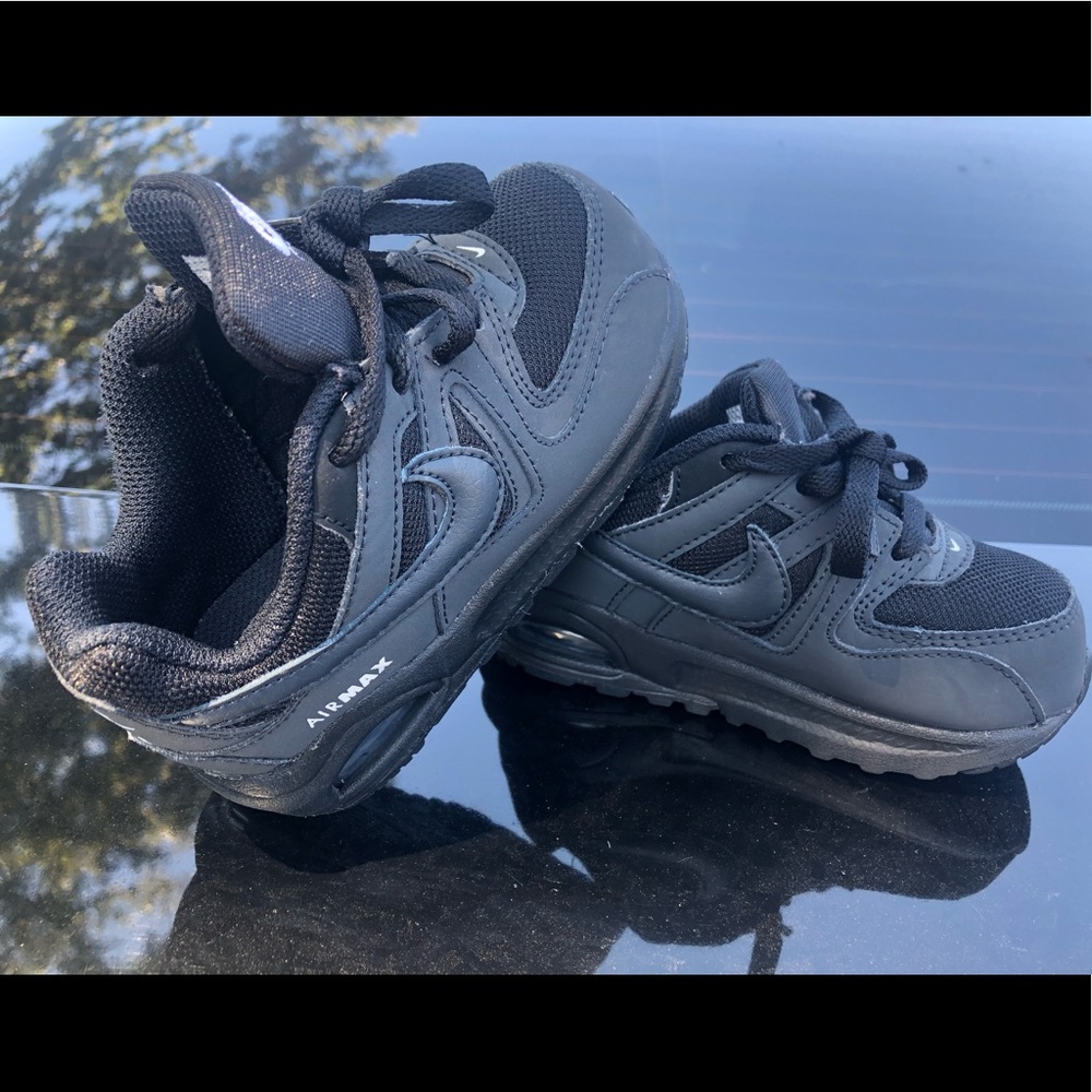 EUC Nike Air Max 90 Black Toddler shoes 7c